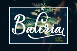 Baleria Script: Handmade Calligraphy Typeface for Brands
