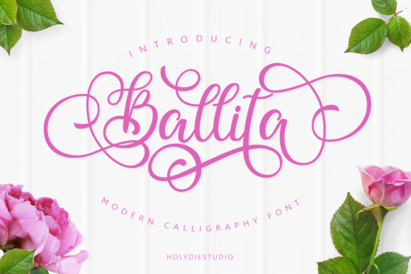 Ballita Script: A Modern Calligraphy Font for Marketing Impact