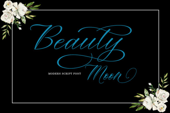 Beauty Moon Script for Thoughtful Editorial Design