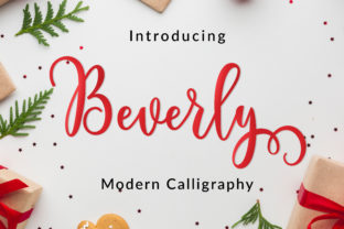 Beverly Script Brings Handcrafted Charm to Product Labels and Printables