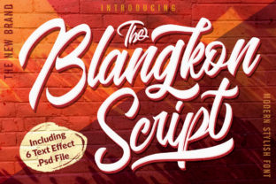 Blangkon Script: A Handwritten Font for Small Business Branding