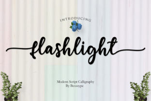 Flashlight Script: A Script Font with Handmade Charm for Crafters