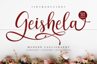 Geishela Script: An Elegant Typeface for Campaign Visuals