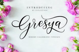 Gresya Script: A Stylish Script Font for Campaign Designers