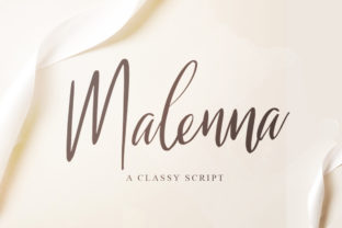 Malenna Script: A Handwritten Font Built for Crafters and Product Makers