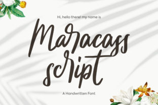 Maracass Script: A Casual Script Font for Modern Branding Work