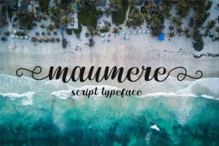 Maumere Script: An Elegant Font for Handmade Products and Printables
