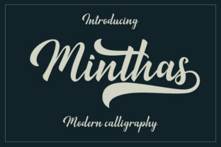 Minthas Script: A Bold Script Typeface for Modern Web Design