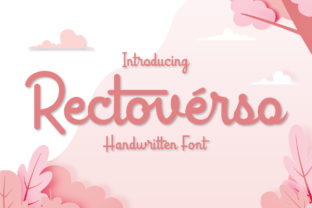 Rectoverso Script: A Handwritten Font for Small Business Branding