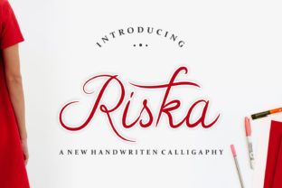 Riska Script: A Playful Font for Your Handmade Products
