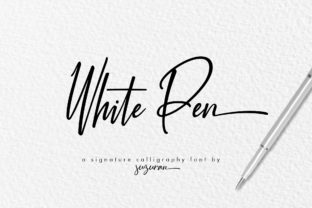 White Pen Script: A Fresh Script Font for Web Design and Digital Branding